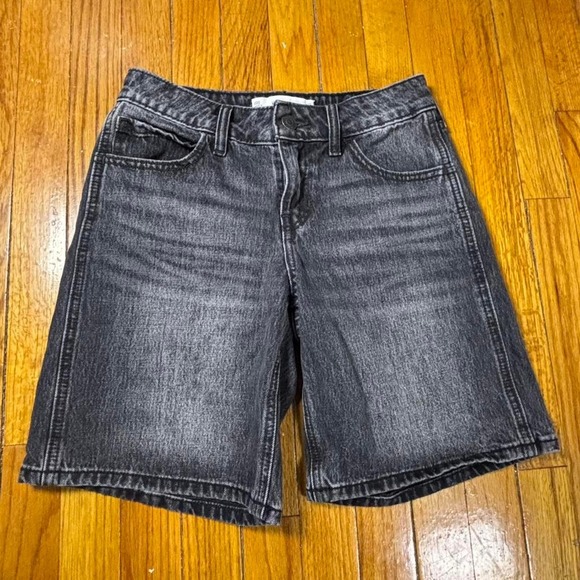 Pants - Hollister black Y2K low rise baggy shorts Streetwear skater 15x18